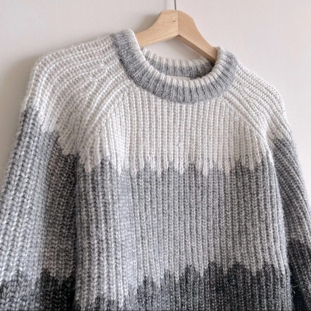 Aritzia Wilfred Free Cotton Alpaca Wool Blend Knit Sweater - Picture 2 of 10